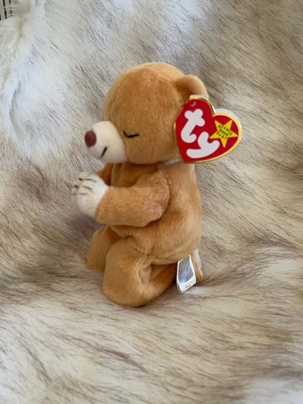 Ty Beanie Praying Baby Hope - 4213 Rare Find